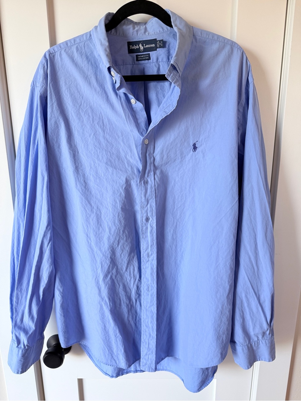 Ralph Lauren Yarmouth Blue Buttondown - Picture 1 of 7